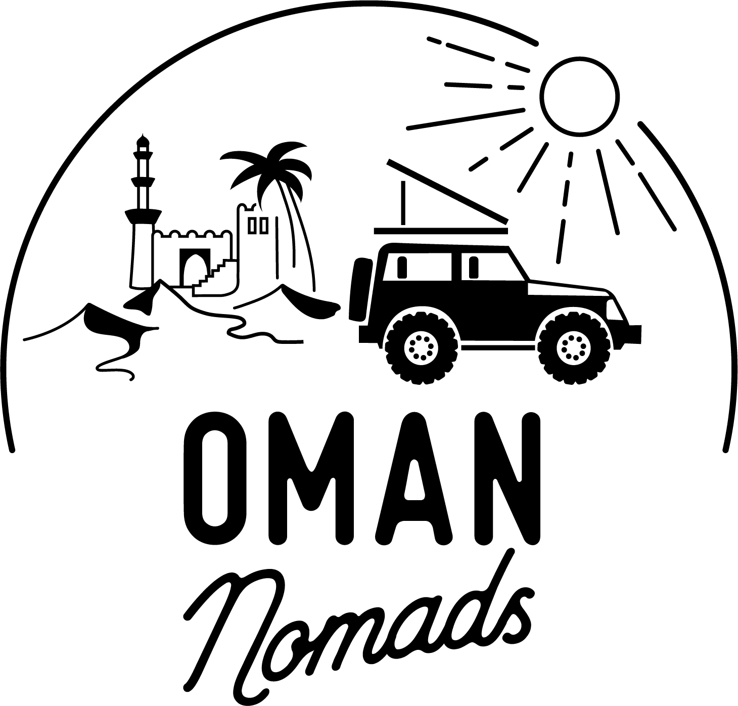 logo oman nomads roadtrip