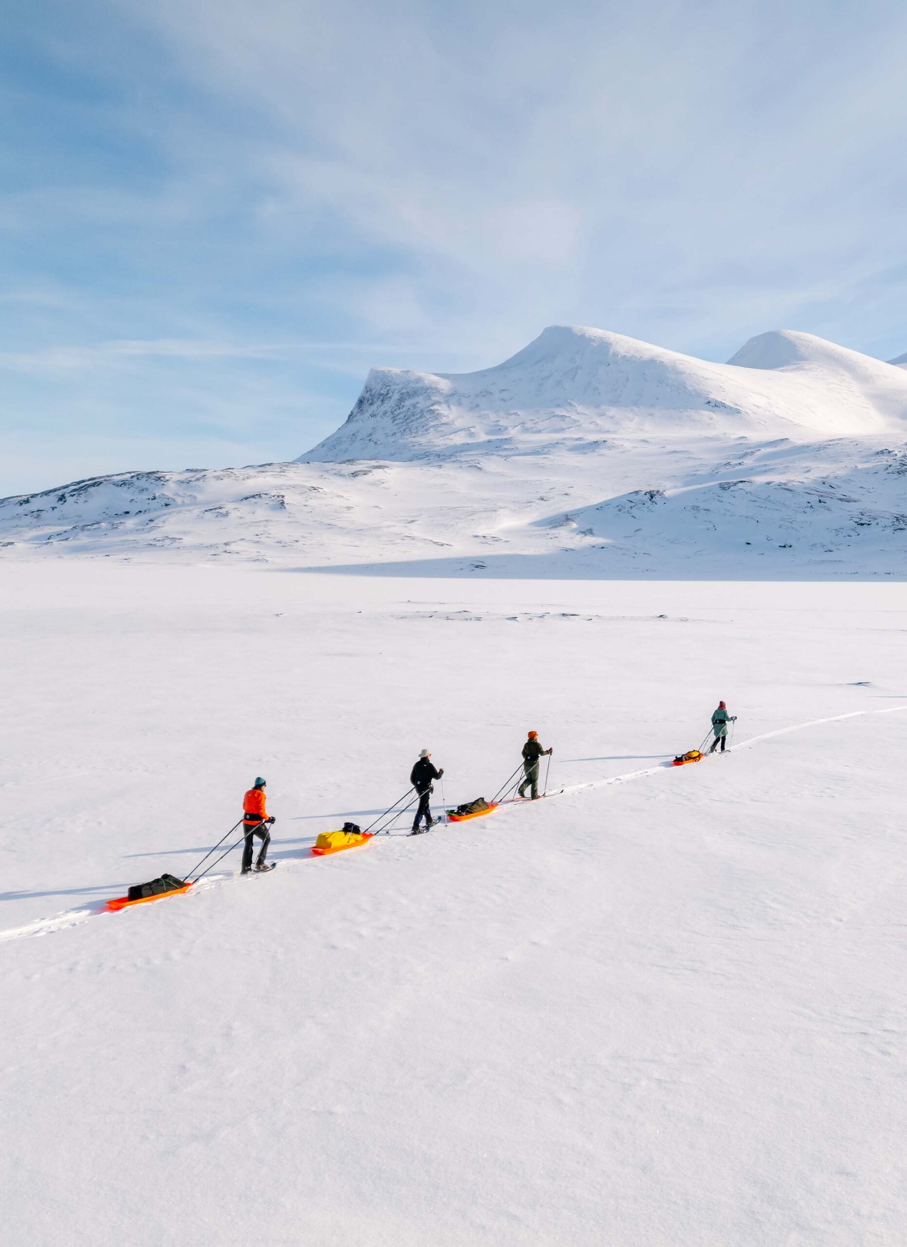 Kings Trail en Laponie avec Travelbase - trek en Laponie