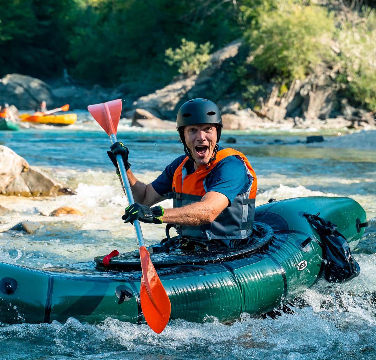 Packraft Trail en Slovenie avec Travelbase - Rivière Packraft Slovenie