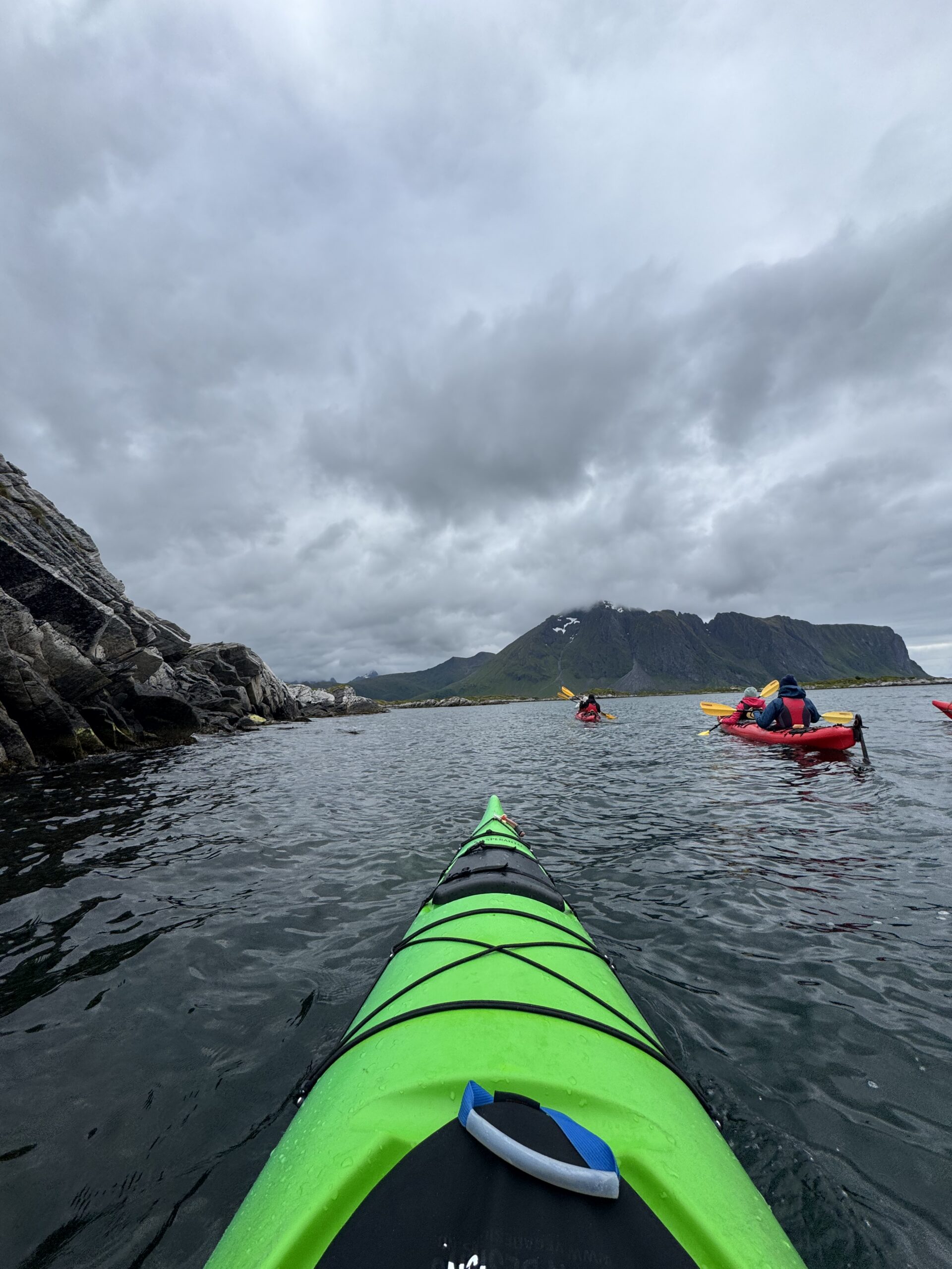 Kayak aux îles Lofoten