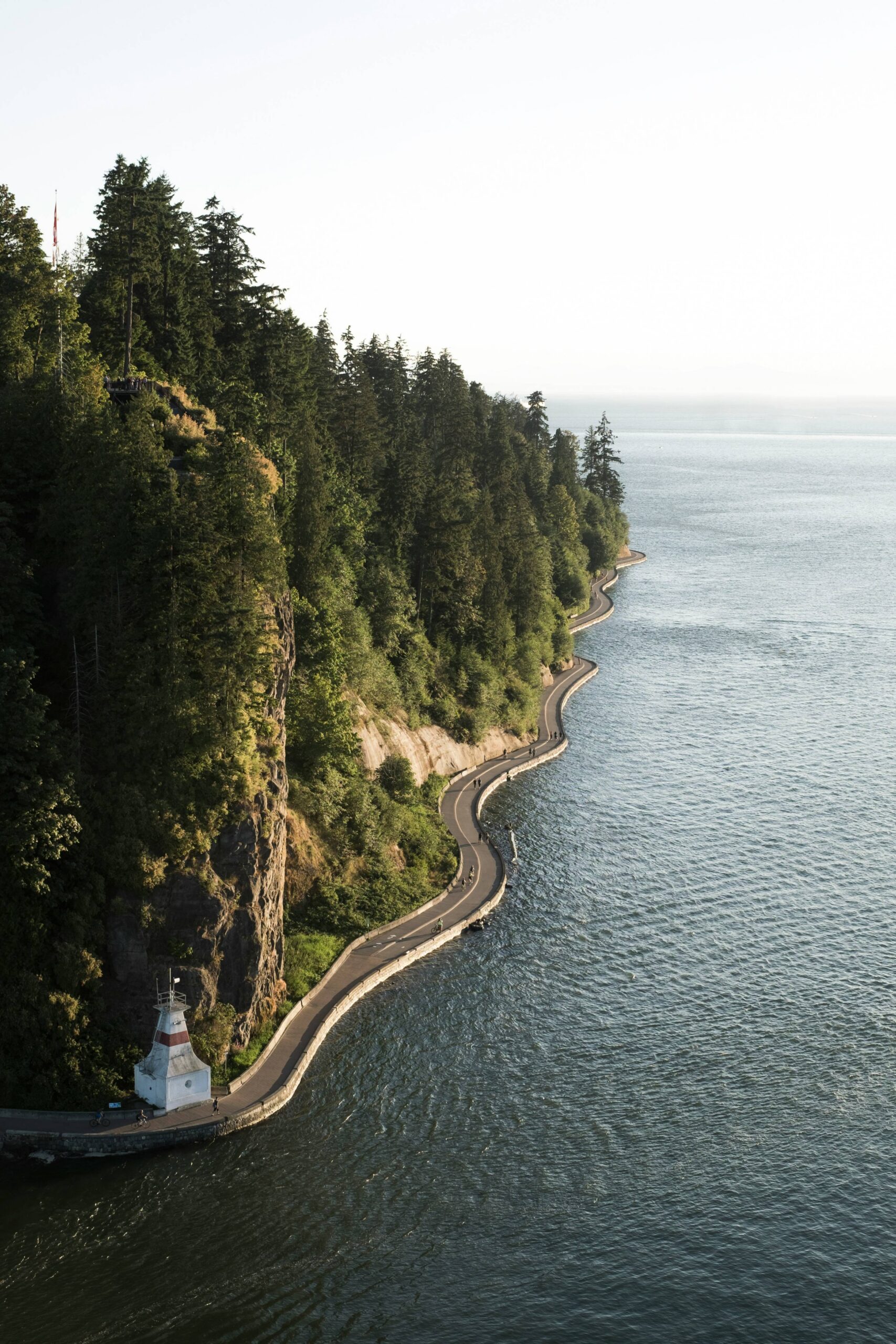 Vue sur Stanley Park à Vancouver lors d'un voyage au Canada