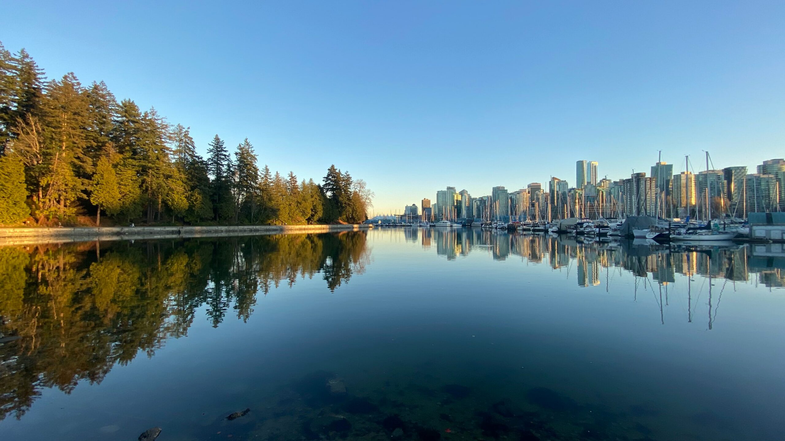 Ville de Vancouver lors d'un voyage au Canada