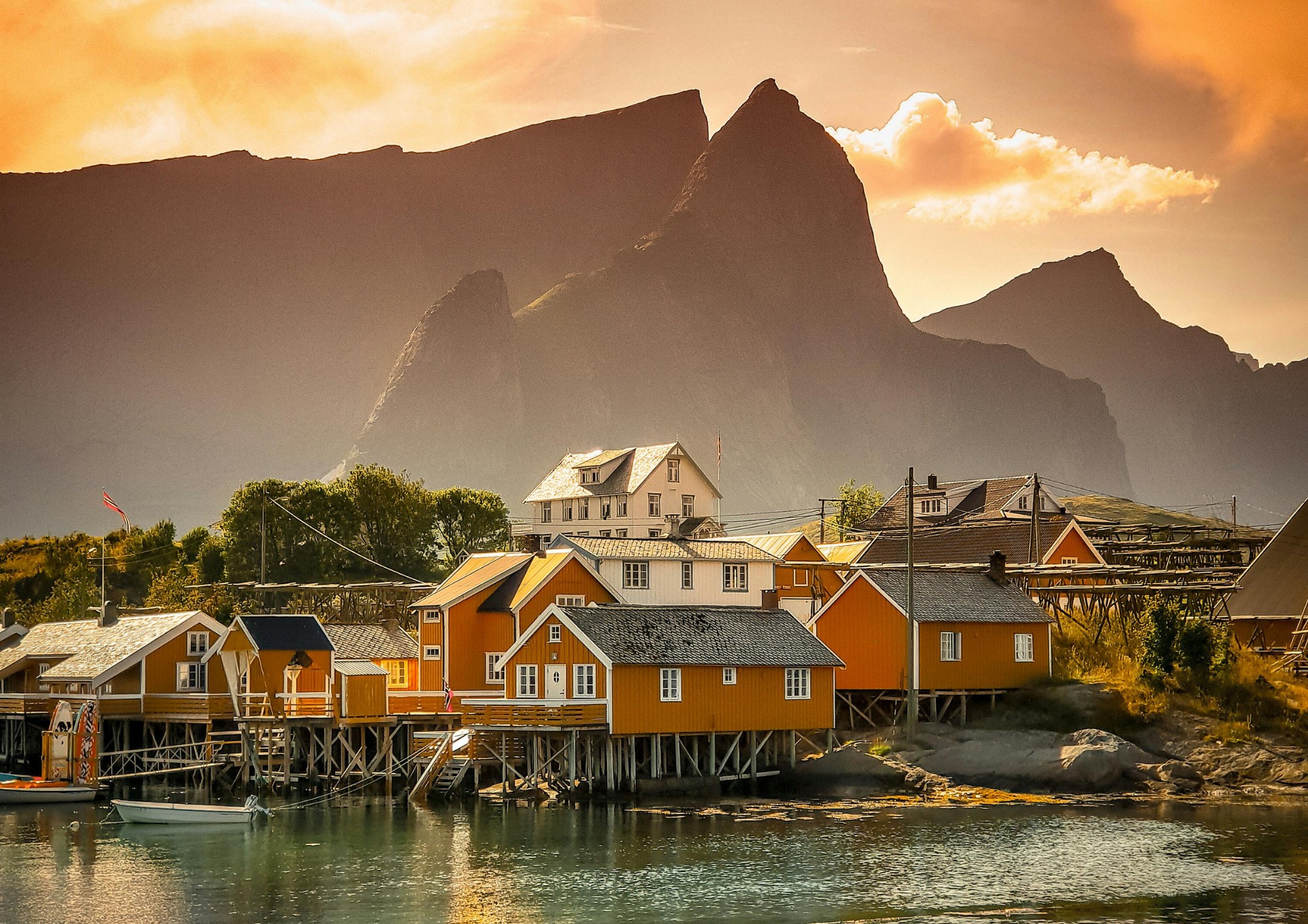 village svolvaer aux iles lofoten